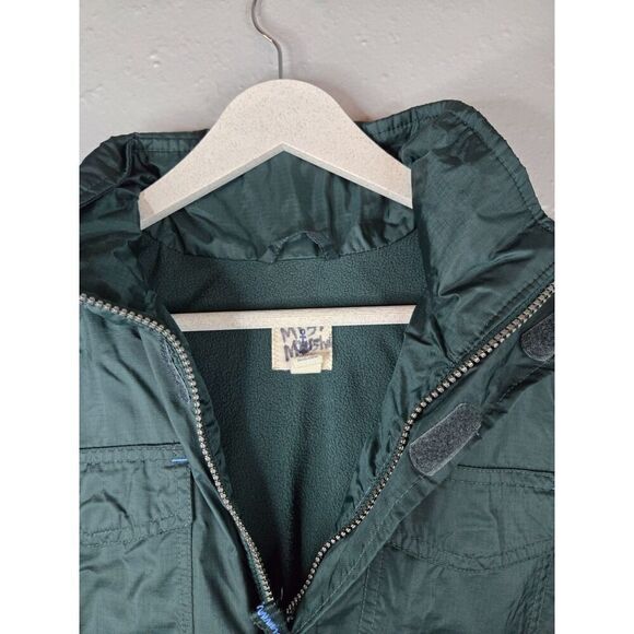 Lands' End Kids Green Windbreaker Fleece Lined Jacket Size Medium - Picture 8 of 10